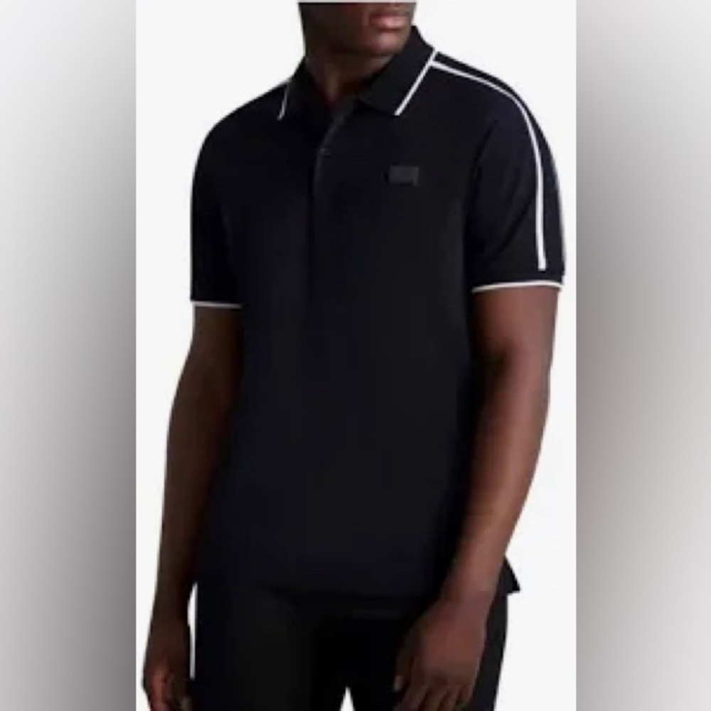 Men's Black Karl Largfeld Polo